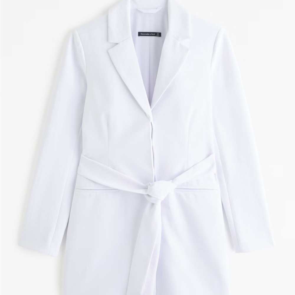 Abercrombie White Blazer Dress (black for photos on model only)